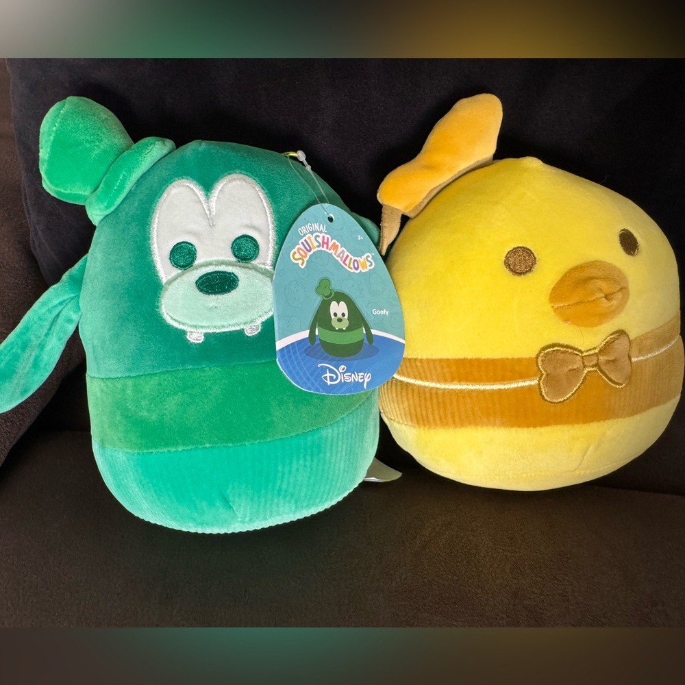 Set of 2 Disney Squishmallows - Goofy & Donald Duck